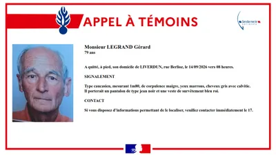 Liverdun : appel à témoins après la disparition inquiétante d'un...