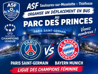 Ligue des champions féminine : un bus depuis les Vosges pour...