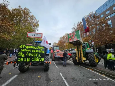 A Toulouse, Emmanuel Macron dit NON au Mercosur 