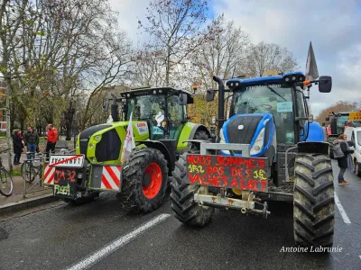 Les tracteurs vont débarquer sur l'A64