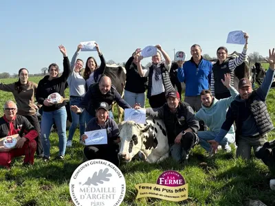 Salon de l'agriculture. Cette ferme angevine remporte une médaille...