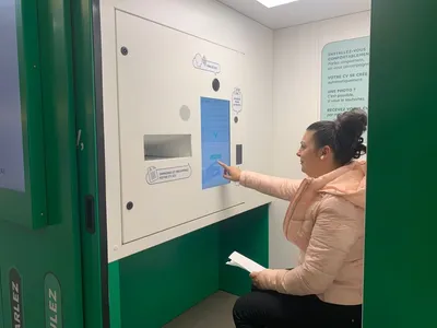 Segré. Cette cabine permet de faire son CV avec l'intelligence...