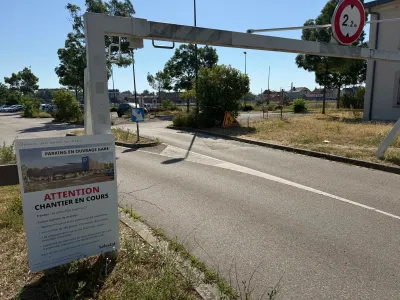 Gare de Sélestat : début du chantier du futur parking