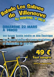 MONTPEL' A VELO : BALADE LES SALINES DE VILLENEUVE
