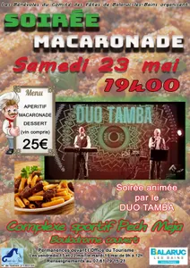 Soirée macaronade à Balaruc