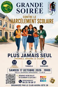 Gala caritatif contre le harcèlement scolaire