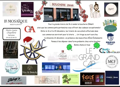Loterie de fin d 'année à la boucherie Omari 