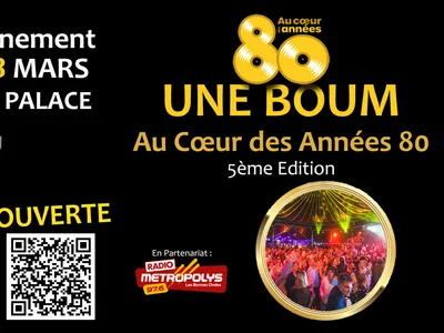 UNE BOUM "Au cœur des années 80" 