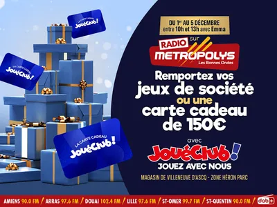 Des cadeaux toute la semaine avec JouéClub Héron Parc