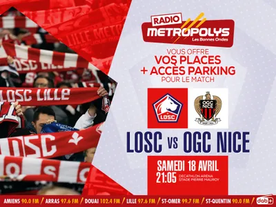 LOSC  - NICE   SAMEDI 18 AVRIL 