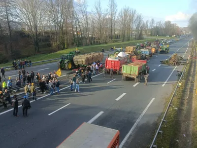 Blocage agricole près de Brive : des bouchons avant Noël