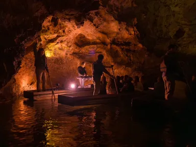 Padirac : Marco Poingt en concert à 103 m sous terre