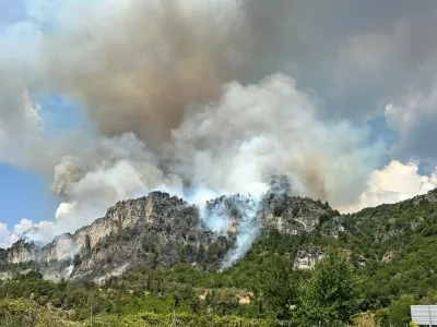 Incendie à l’Escalette : 200 hectares parcourus par le feu près de...