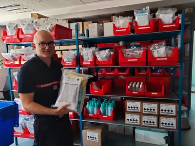 Rodez : une pharmacie unique pour les pompiers