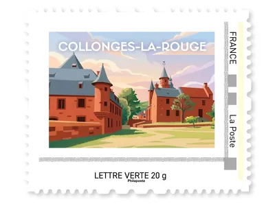 Collonges-la-Rouge à l’honneur sur un timbre