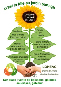 Fête au jardin partagé à  Lohéac