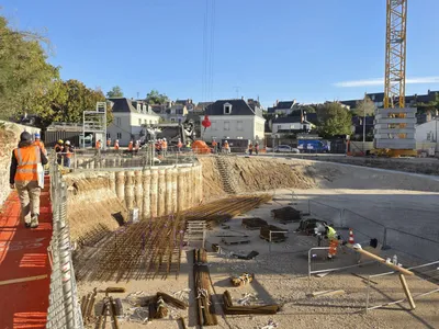 À Blois, un bassin géant pour éviter que trop d’eaux usées ne...