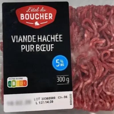 De la viande hachée contaminée à la bactérie E-coli et vendue chez...