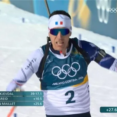 Quentin Fillon Maillet devient l'athlète français le plus médaillé ! 