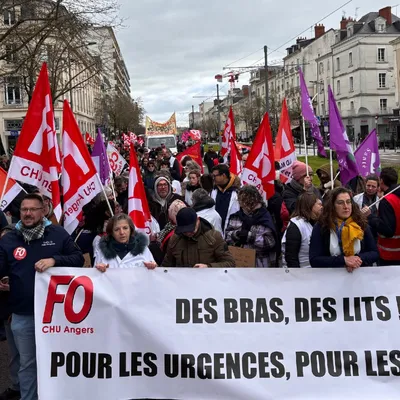 Des centaines de personnes mobilisées à Angers pour soutenir les...