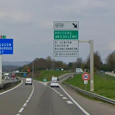 A20 à Limoges : rallongement de la bretelle vers Angoulême pour...