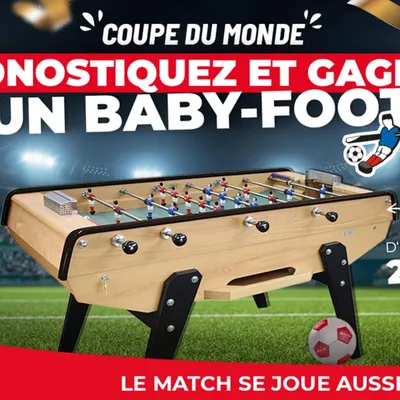 Gagnez un baby-foot Petiot d'une valeur de 2 600 € !