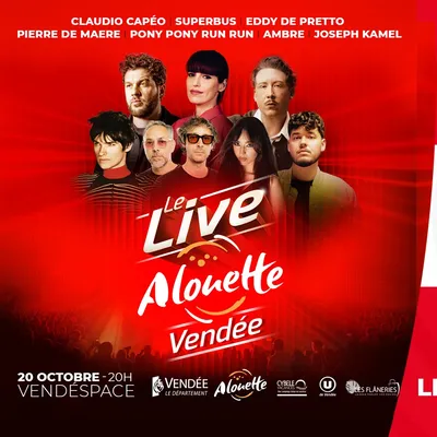 L'ALPHATOP - Gagnez vos invitations pour le Live Alouette Vendée