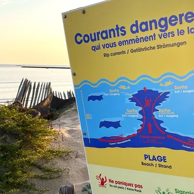 Nouvelle alerte aux baïnes sur la côte atlantique 