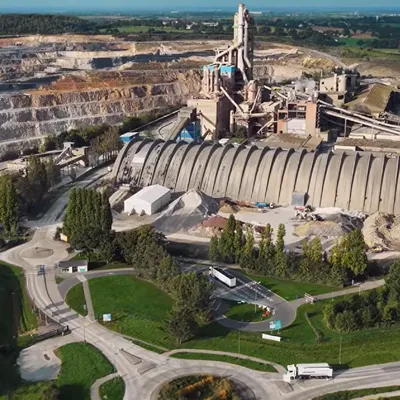 Mayenne : un incendie se déclare sur le site de la cimenterie Lafarge