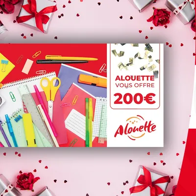 LE DÉFI DU JOUR - Alouette vous offre un chèque de 200€ pour vos...