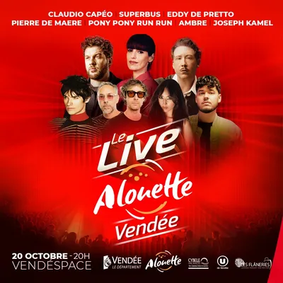 LE DÉFI DU JOUR - Alouette vous offre vos invitations pour le Live...