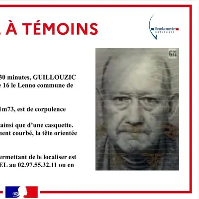 Appel à témoins lancé dans le Morbihan pour retrouver un...