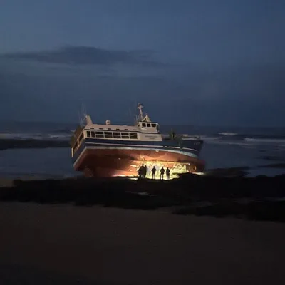 Leur navire s’échoue aux Sables-d’Olonne, sept marins secourus