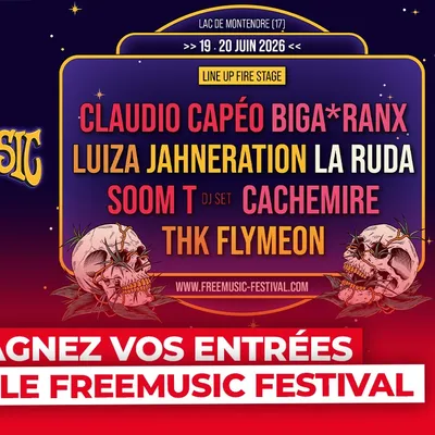Gagnez vos places pour le Freemusic festival 2026 !