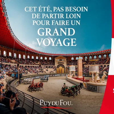 Alouette vous offre votre séjour pour 4 ou vos entrées au Puy du Fou !