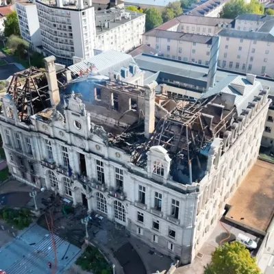 Après l’incendie, Limoges se mobilise pour sauver son Hôtel de ville