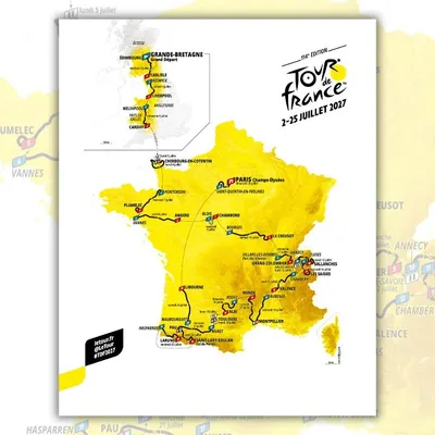Tour de France 2027 : plusieurs étapes prévues dans le Grand Ouest