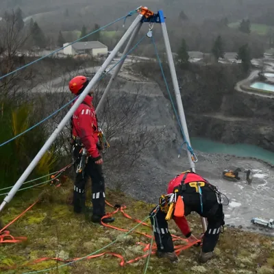 Une jeune chienne sauvée par les pompiers de la Haute-Vienne