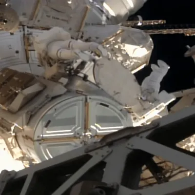 Les premières images de Sophie Adenot dans l'espace