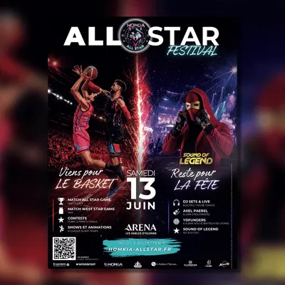Gagnez vos places pour le Homkia All Star Games à l'Arena des...