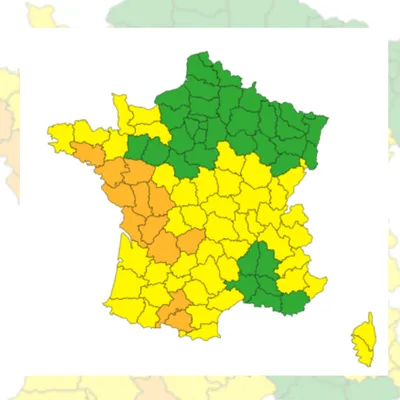 Météo : 12 départements en vigilance orange à l’approche de la...