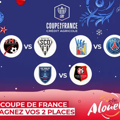 Coupe de France : gagnez vos places pour les matchs VHF/Angers SCO,...
