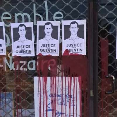 Saint-Nazaire : permanence LFI et local de campagne dégradés