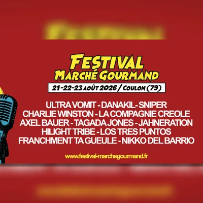 Gagnez vos places pour le festival Marché Gourmand 2026 à Coulon !