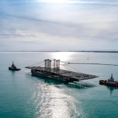 Nouveau rebondissement dans le transport du tablier du pont Anne de...
