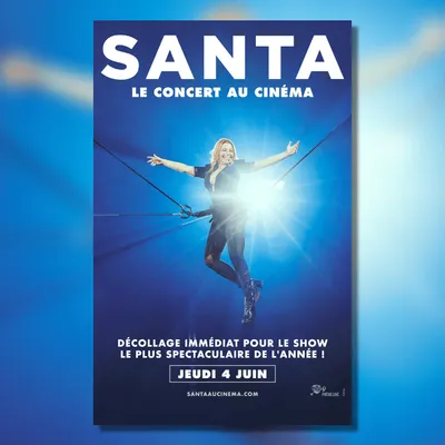 Gagnez vos places pour le concert de Santa au cinéma, à Angers !