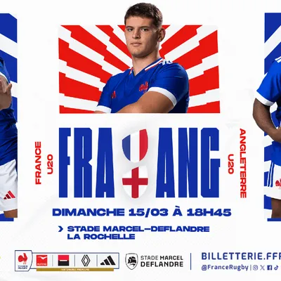Gagnez vos places pour le match de rugby U20 France - Angleterre à...