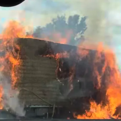 Ardennes - Une remorque de paille en feu sur l'autoroute ce mercredi