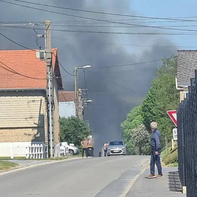 Incendie dans un bâtiment agricole dans le Sud Ardennes