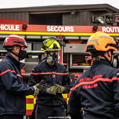 La circulation a été totalement interrompue sur la route nationale